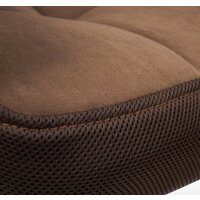 Офисное кресло TetChair Trendy (флок/ткань, коричневый) - Превью изображения №6 — Интернет-магазин Time-Shop