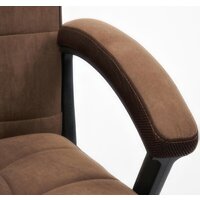 Офисное кресло TetChair Trendy (флок/ткань, коричневый) - Превью изображения №9 — Интернет-магазин Time-Shop