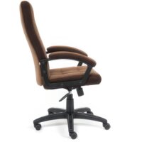 Офисное кресло TetChair Trendy (флок/ткань, коричневый) - Превью изображения №3 — Интернет-магазин Time-Shop