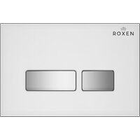 Унитаз подвесной Roxen Simple Compact в комплекте с инсталляцией StounFix Dual Fresh 6 в 1 964407 (кнопка: белое стекло) - Превью изображения №24 — Интернет-магазин Time-Shop