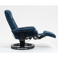 Массажное кресло Calviano 22 (синий плюш) - Превью изображения №10 — Интернет-магазин Time-Shop