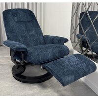 Массажное кресло Calviano 22 (синий плюш) - Превью изображения №11 — Интернет-магазин Time-Shop