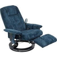 Массажное кресло Calviano 22 (синий плюш) - Превью изображения №6 — Интернет-магазин Time-Shop