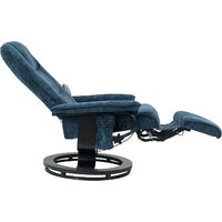 Массажное кресло Calviano 22 (синий плюш) - Превью изображения №4 — Интернет-магазин Time-Shop