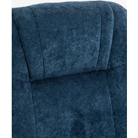 Массажное кресло Calviano 22 (синий плюш) - Превью изображения №2 — Интернет-магазин Time-Shop