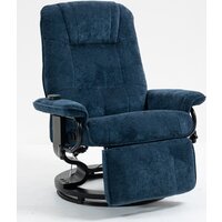 Массажное кресло Calviano 22 (синий плюш) - Превью изображения №13 — Интернет-магазин Time-Shop