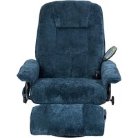 Массажное кресло Calviano 22 (синий плюш) - Превью изображения №5 — Интернет-магазин Time-Shop