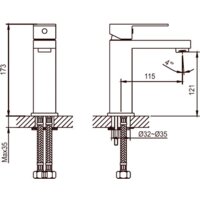 Смеситель Ahti Hamina HA201001 - Превью изображения №2 — Интернет-магазин Time-Shop