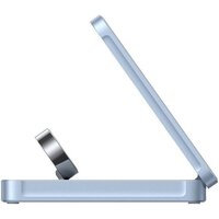 Беспроводное зарядное Ugreen W757 65901 (голубой) - Превью изображения №6 — Интернет-магазин Time-Shop