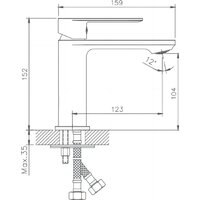 Умывальник Lauter 21441B + Moon 21СК691BS - Превью изображения №12 — Интернет-магазин Time-Shop