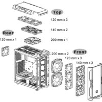 Корпус Thermaltake Level 20 RS ARGB CA-1P8-00M1WN-00 - Превью изображения №12 — Интернет-магазин Time-Shop