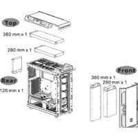 Корпус Thermaltake Level 20 RS ARGB CA-1P8-00M1WN-00 - Превью изображения №11 — Интернет-магазин Time-Shop