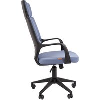 Офисное кресло CHAIRMAN 525 (T-02 голубой) - Превью изображения №3 — Интернет-магазин Time-Shop