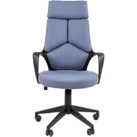 Офисное кресло CHAIRMAN 525 (T-02 голубой) - Превью изображения №2 — Интернет-магазин Time-Shop