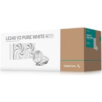 Система жидкостного охлаждения для процессора DeepCool LE240 V2 Pure White R-LE240PURE-WHLNMD-G-1 - Превью изображения №6 — Интернет-магазин Time-Shop