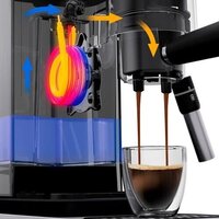 Рожковая кофеварка WMF Lono Espresso Machine 0412380011 - Превью изображения №6 — Интернет-магазин Time-Shop