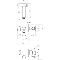Гигиенический душ Deante Alpinia BGA_Z34M - Превью изображения №2 — Интернет-магазин Time-Shop