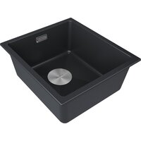 Кухонная мойка Paulmark IT-Granit Lumi 41 Uni LU41-AN (черный/антрацит) - Превью изображения №2 — Интернет-магазин Time-Shop