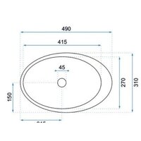 Умывальник Rea Stone Nature U6650 - Превью изображения №2 — Интернет-магазин Time-Shop