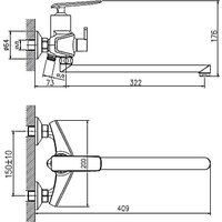 Смеситель Haiba HB22548-8 - Превью изображения №2 — Интернет-магазин Time-Shop