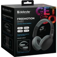 Наушники Defender FreeMotion B480 (черный) - Превью изображения №9 — Интернет-магазин Time-Shop