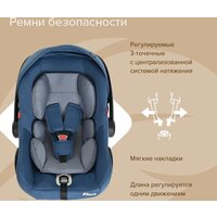 Детское автокресло Pituso Santiso R201 (джинс/светло-серый) - Превью изображения №13 — Интернет-магазин Time-Shop