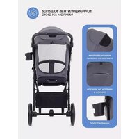 Коляска прогулочная «книга» Rant Volt RA353 (Graphite) - Превью изображения №6 — Интернет-магазин Time-Shop