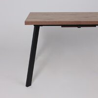 Кухонный стол Мамадома Borg-120 раздвижной 120-160х80 (дуб веллингтон/черный) - Превью изображения №11 — Интернет-магазин Time-Shop