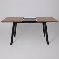 Кухонный стол Мамадома Borg-120 раздвижной 120-160х80 (дуб веллингтон/черный) - Превью изображения №21 — Интернет-магазин Time-Shop