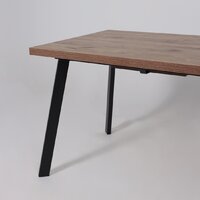 Кухонный стол Мамадома Borg-120 раздвижной 120-160х80 (дуб веллингтон/черный) - Превью изображения №13 — Интернет-магазин Time-Shop