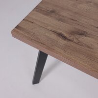 Кухонный стол Мамадома Borg-120 раздвижной 120-160х80 (дуб веллингтон/черный) - Превью изображения №14 — Интернет-магазин Time-Shop