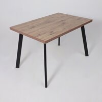 Кухонный стол Мамадома Borg-120 раздвижной 120-160х80 (дуб веллингтон/черный) - Превью изображения №8 — Интернет-магазин Time-Shop