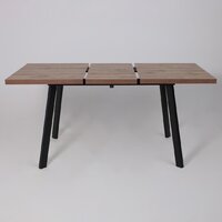 Кухонный стол Мамадома Borg-120 раздвижной 120-160х80 (дуб веллингтон/черный) - Превью изображения №23 — Интернет-магазин Time-Shop