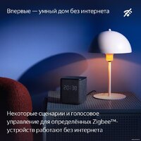 Умная колонка Яндекс Станция Миди (черный) - Превью изображения №6 — Интернет-магазин Time-Shop