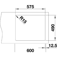 Кухонная мойка Blanco Andano 340/180-IF/A 525247 (с клапаном-автоматом, сатин) - Превью изображения №6 — Интернет-магазин Time-Shop