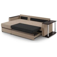 Диван Mio Tesoro Атланта 110 (Savana Camel/Ecostile Chocolate) - Превью изображения №5 — Интернет-магазин Time-Shop