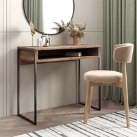 Консольный стол Soma СПМ-4-METAL (дуб золотой крафт/черный) - Превью изображения №2 — Интернет-магазин Time-Shop