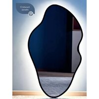 Зеркало с подсветкой  EMZE 45x77 LED.UV.NF.45.77.CHE.4K (черный с УФ-окантовкой и подсветкой) - Превью изображения №3 — Интернет-магазин Time-Shop