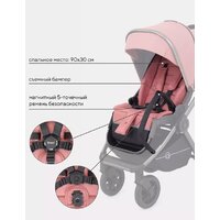 Универсальная коляска Rant Falcon RA097 (2 в 1, розовый) - Превью изображения №26 — Интернет-магазин Time-Shop