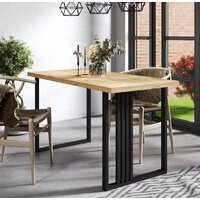 Кухонный стол Mio Tesoro Laim 36 120x66 (дуб крафт золотой/черный) - Превью изображения №3 — Интернет-магазин Time-Shop