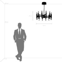Припотолочная люстра Lightstar Iris 734247 - Превью изображения №6 — Интернет-магазин Time-Shop