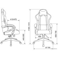 Игровое (геймерское) кресло Zombie Predator (черный Neo Black) - Превью изображения №30 — Интернет-магазин Time-Shop