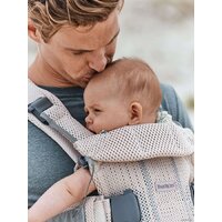 Рюкзак-переноска BabyBjorn One Air Mesh (жемчужно-розовый) - Превью изображения №4 — Интернет-магазин Time-Shop
