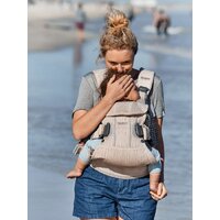 Рюкзак-переноска BabyBjorn One Air Mesh (жемчужно-розовый) - Превью изображения №5 — Интернет-магазин Time-Shop