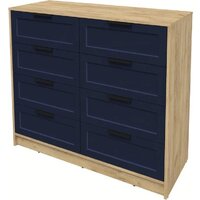 Комод Интерлиния Концепт Тренд КТ-К117 (дуб золотой/индиго) - Превью изображения №2 — Интернет-магазин Time-Shop