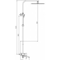 Душевая система  Gappo G2407-8 - Превью изображения №2 — Интернет-магазин Time-Shop