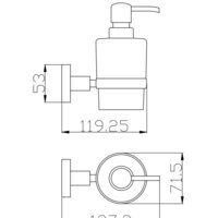 Дозатор для жидкого мыла Slezak RAV Colorado COA0303Z - Превью изображения №2 — Интернет-магазин Time-Shop