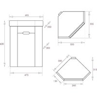  Onika Тумба под умывальник Айленд 35 подвесная (103502) - Превью изображения №7 — Интернет-магазин Time-Shop