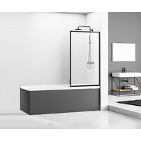 Стеклянная шторка для ванны Rea Lagos Fix 80 - Превью изображения №2 — Интернет-магазин Time-Shop