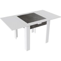 Кухонный стол Трия Хьюстон тип 3 (белый/ателье темный) - Превью изображения №2 — Интернет-магазин Time-Shop